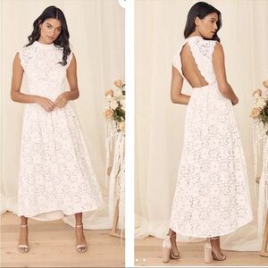 NWT LuLus white dress